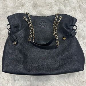 Tory burch marion slouchy tote shoulder bag